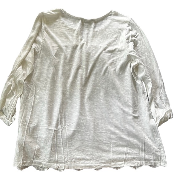 Gloria Vanderbilt Large Women’s white shirt - Picture 2 of 5